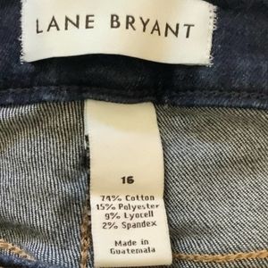 Lane Bryant Denim Capri Pants Size 16